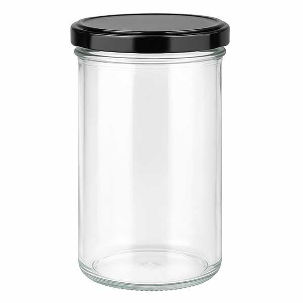 Vaso de 277 ml con tapa BasicSeal negro UNiTWiST