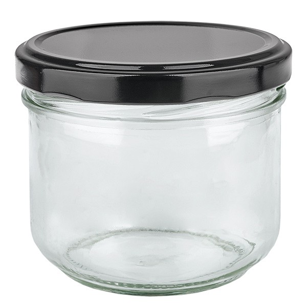 Vaso de 260 ml con tapa BasicSeal negro UNiTWiST