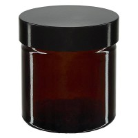 Tarro de vidrio, 60 ml, VIDRIO ÁMBAR, 51 mm/R3 Tarro de vidrio, 60 ml, VIDRIO ÁMBAR, 51 mm/R3