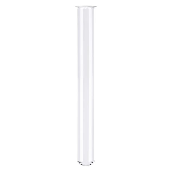 Tubo de ensayo 100x12 mm vidrio de borosilicato, reborde