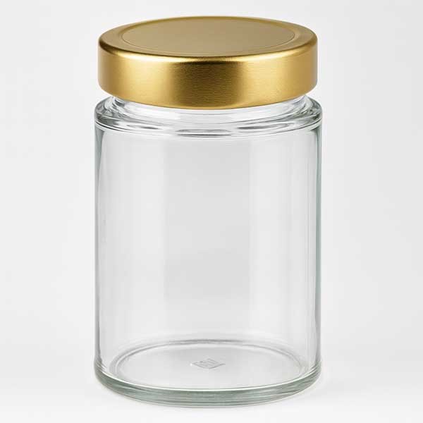 202ml vaso redondo con tapa BasicSeal dorado profundo UNiTWiST