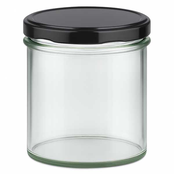 Vaso de 350 ml con tapa BasicSeal negro UNiTWiST
