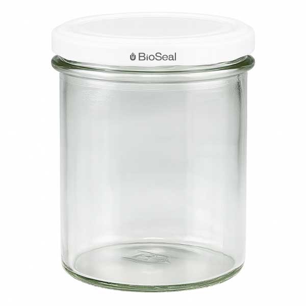 Vaso 350ml con tapa BioSeal blanco UNiTWIST