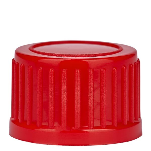 Tapón de rosca, rojo, DIN18, estándar