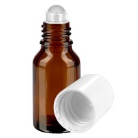 Frasco de vidrio para desodorante, ámbar, 15 ml, roll-on para desodorante vacío Frasco de vidrio para desodorante, ámbar, 15 ml, roll-on para desodorante vacío
