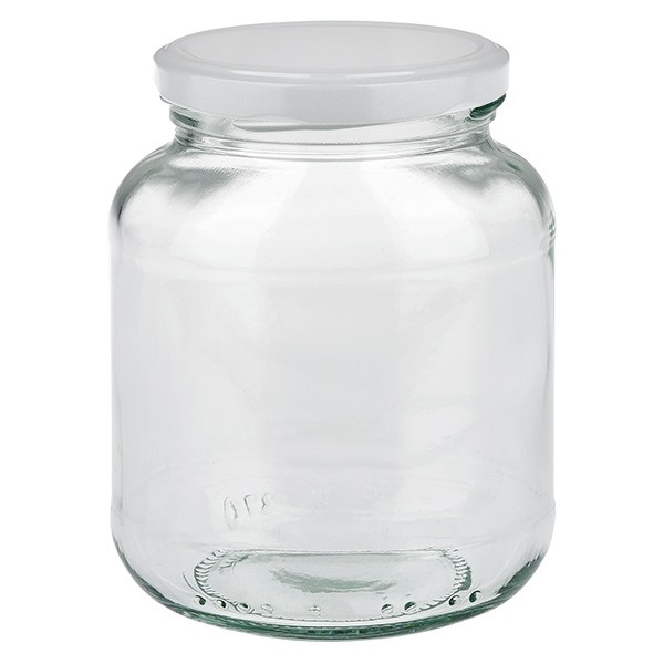 Vaso oval de 370 ml con tapa BasicSeal plata UNiTWIST