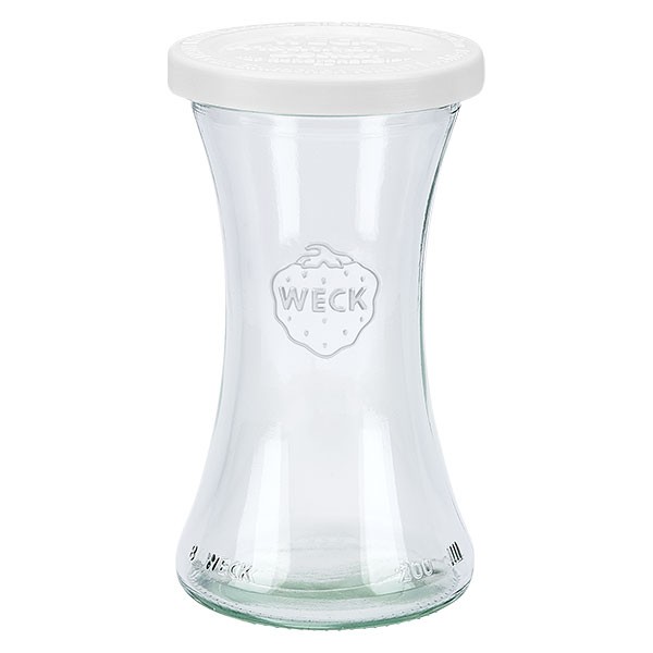 Tarro para delikatessen WECK de 200 ml con tapa de almacenamiento