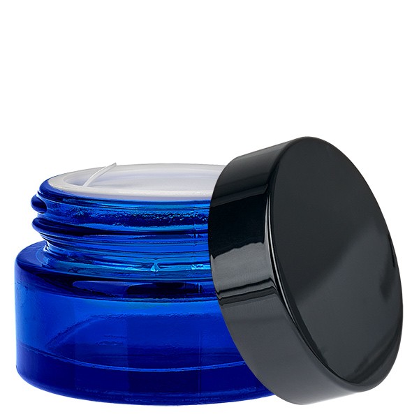 Tarro de cristal 20ml azul con tapa insertable UNiTWIST
