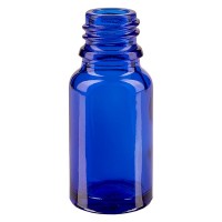 Frasco cuentagotas, 10 ml, ND18, vidrio azul, vidrio de farmacia Frasco cuentagotas, 10 ml, ND18, vidrio azul, vidrio de farmacia