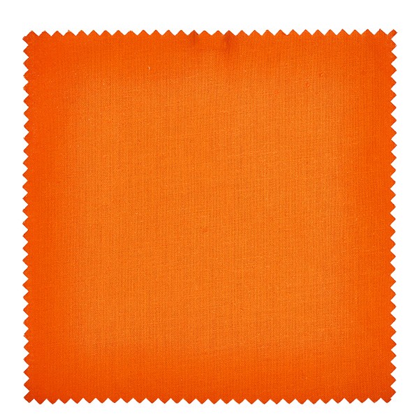 1 funda de tela 150x150 mm naranja para tapa diámetro 43-100 mm