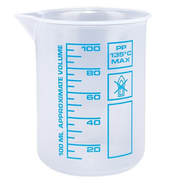 Vaso de precipitado (tipo Griffin), 100 ml, de PP