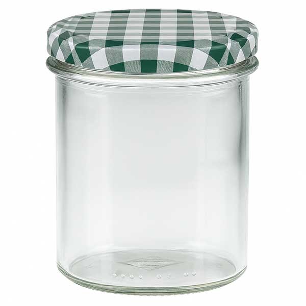 Vaso 350ml + tapa BasicSeal verde/blanco UNiTWiST