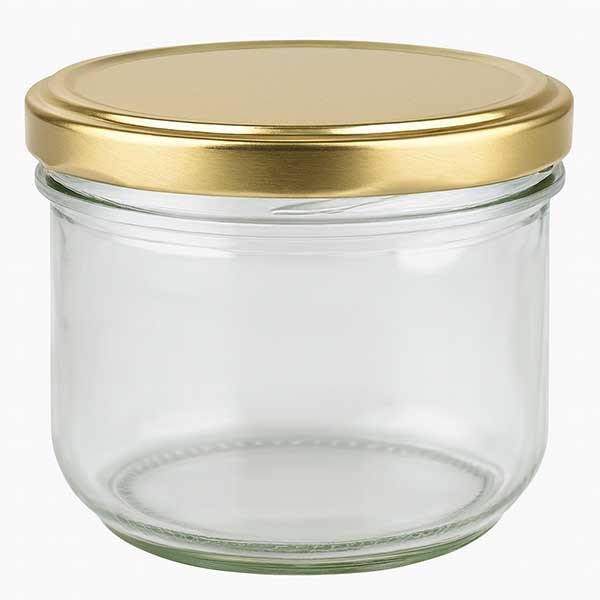 Vaso de 260 ml con tapa BasicSeal dorada UNiTWIST