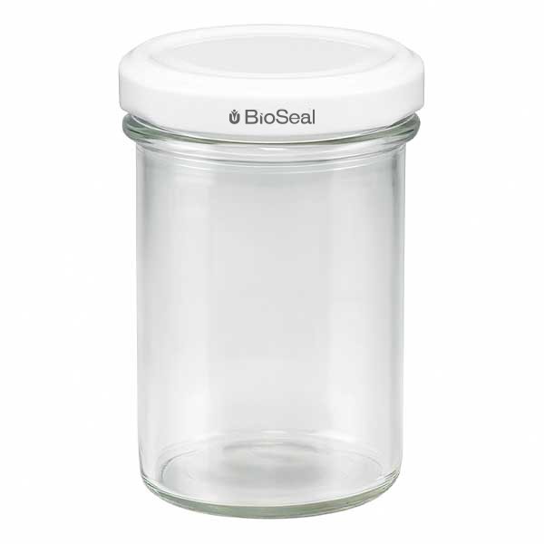 Vasos de 230 ml con tapa BioSeal blanco UNiTWIST