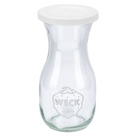 Botella para zumos WECK de 290 ml con tapa de almacenamiento Botella para zumos WECK de 290 ml con tapa de almacenamiento