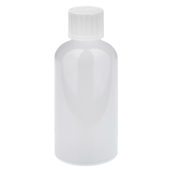 Botella de 100 ml, 11 mm, SV, blanco, STD, KiSi, WhiteL. UT18/100