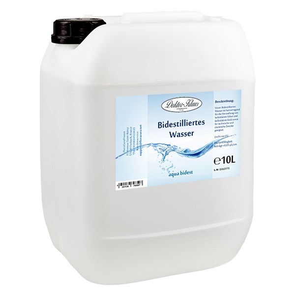 Doktor-Klaus Aqua Bidest - agua bidestilada, 10 l