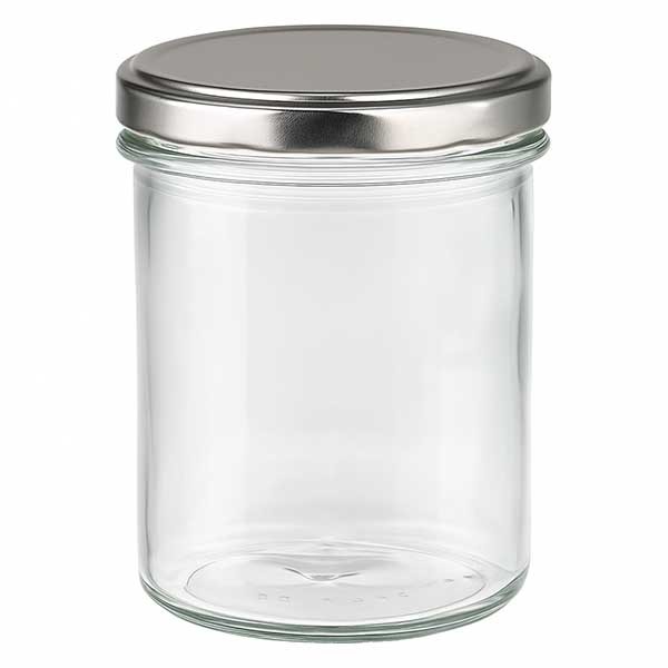 Vaso de 350 ml con tapa BasicSeal plata UNiTWiST