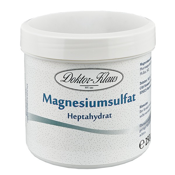 250 g de sulfato de magnesio 7 hidratado Doctor Klaus