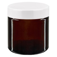 Tarro de vidrio, 60 ml, VIDRIO ÁMBAR, 51 mm/R3 Tarro de vidrio, 60 ml, VIDRIO ÁMBAR, 51 mm/R3
