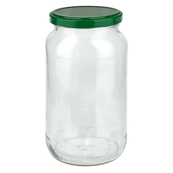 1062ml vaso redondo + tapa BasicSeal verde UNiTWIST