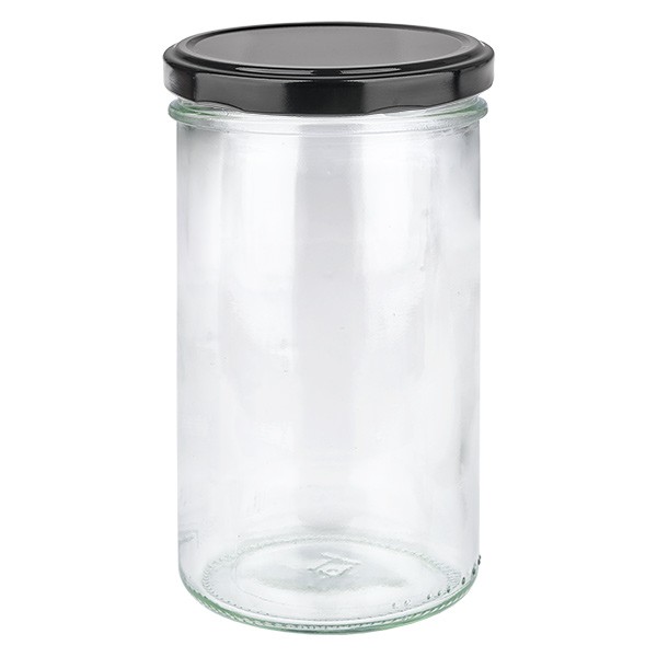 Vaso de 277 ml con tapa BasicSeal negro UNiTWiST