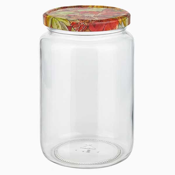 795ml vaso redondo + tapa BasicSeal decoración frutal UNiTWiST