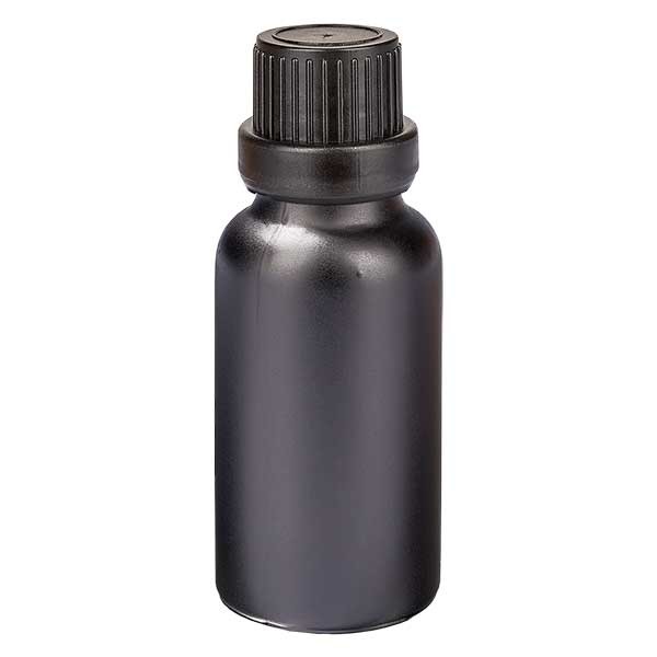 Frasco cuentagotas de 20 ml con precinto de originalidad de 2 mm BlackLine UT18/20 UNiTWIST
