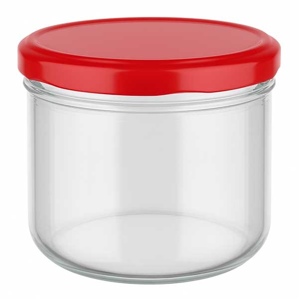 Vaso de 260 ml + tapa BasicSeal rojo UNiTWIST